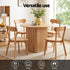 4‑Seater Dining Set – 100cm Square Table + Rubberwood Chairs, Pine/Natural