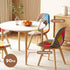 Artiss 5 Piece Round Dining Table Set 108cm White Table 4 Chairs Nordic