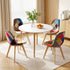 Artiss 5 Piece Round Dining Table Set 108cm White Table 4 Chairs Nordic
