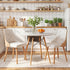 3‑Piece Round Dining Set – 90cm Table + 2 PU Leather Chairs, White