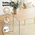 Artiss 5 Piece Dining Set 4 Seater Scandi Table and Chairs Compact Natural Green
