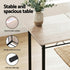 Dining Table and Chairs Set of 5 Compact Kitchen Furniture Modern Oak