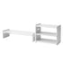 2‑in‑1 Desktop Organiser – Monitor Stand & 3‑Tier Shelf, PVC, 20kg Capacity