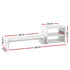 2‑in‑1 Desktop Organiser – Monitor Stand & 3‑Tier Shelf, PVC, 20kg Capacity