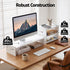 2‑in‑1 Desktop Organiser – Monitor Stand & 3‑Tier Shelf, PVC, 20kg Capacity