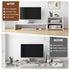 2‑in‑1 Desktop Organiser – Monitor Stand & 3‑Tier Shelf, PVC, 20kg Capacity