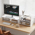 2‑in‑1 Desktop Organiser – Monitor Stand & 3‑Tier Shelf, PVC, 20kg Capacity