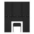 Oikiture Dressing Table Large Makeup Mirror 10 LED Bulbs Black