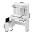 Oikiture Dressing Table Set Touch Control LED Mirror Charging White