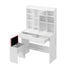 Oikiture Dressing Table Set Touch Control LED Mirror Charging White