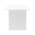 Oikiture 180cm Dining Table Rectangular Timber White