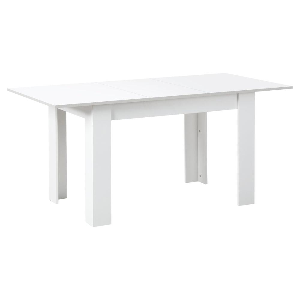 160cm Extendable Dining Table Cafe Table White