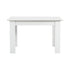 160cm Extendable Dining Table Cafe Table White