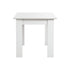 160cm Extendable Dining Table Cafe Table White