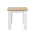 160cm Extendable Dining Table Wooden&White