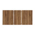 Oikiture 160cm Extendable Kitchen Dining Table Walnut