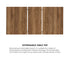 Oikiture 160cm Extendable Kitchen Dining Table Walnut