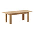 Oikiture 200cm Extendable Dining Table Cafe Table Natural