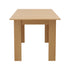 Oikiture 200cm Extendable Dining Table Cafe Table Natural