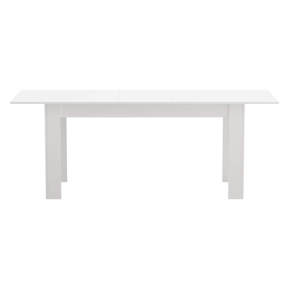 Extendable Dining Table 160–200cm – White Café Style Modern Design