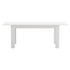 Extendable Dining Table 160–200cm – White Café Style Modern Design