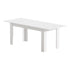 Extendable Dining Table 160–200cm – White Café Style Modern Design