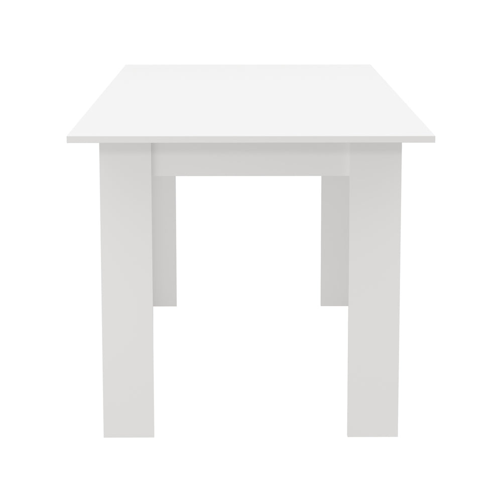 Extendable Dining Table 160–200cm – White Café Style Modern Design
