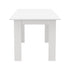 Extendable Dining Table 160–200cm – White Café Style Modern Design