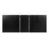 Oikiture Extendable Dining Table 1.2-1.6m Wooden Kitchen Table Black