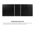 Oikiture Extendable Dining Table 1.2-1.6m Wooden Kitchen Table Black
