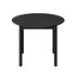 Oikiture 100cm Round Dining Table – Natural Woodgrain MDF Top with Pinewood Legs