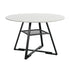 120cm Round Dining Table Marble-like Wooden Kitchen Furniture