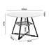 120cm Round Dining Table Marble-like Wooden Kitchen Furniture