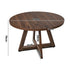 120cm Round Dining Table Wooden Kitchen Furniture Walnut