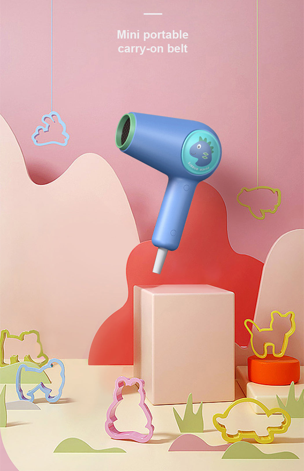 Seven Bubble ultra quiet Kids Hair Dryer-1973194199880830977