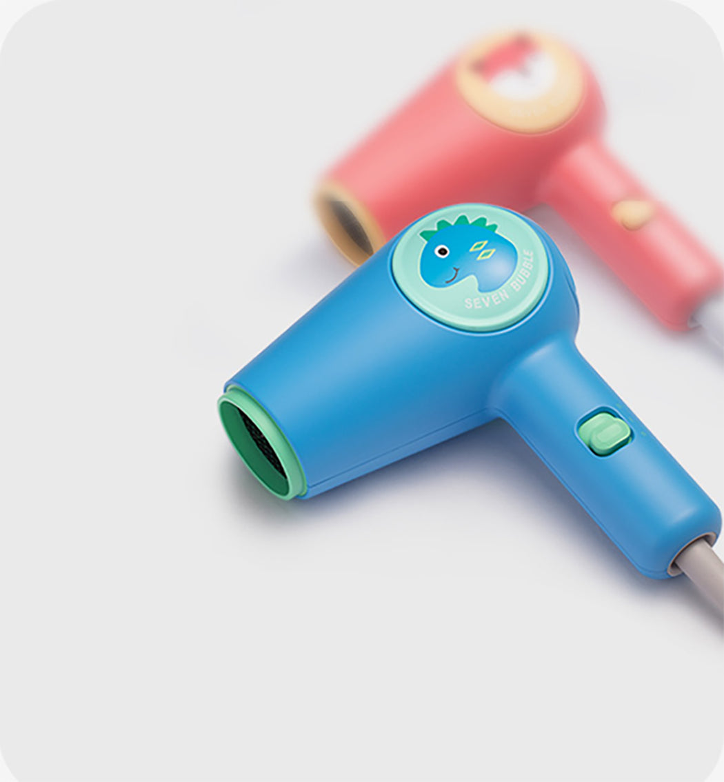 Seven Bubble ultra quiet Kids Hair Dryer-1973194199880830978