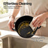 2‑in‑1 Cast Iron Dutch Oven – 5L Pot & Skillet Lid, Pre‑Seasoned, Black