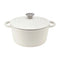 Enameled Cast Iron Dutch Oven – 3.8L, White, Bread Baking, Oven‑Safe