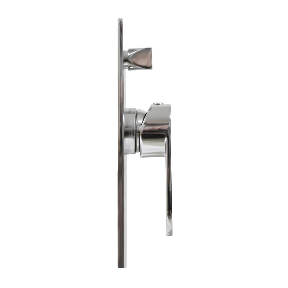 Shower Mixer Bathroom Wall Mount Solid Brass Chrome