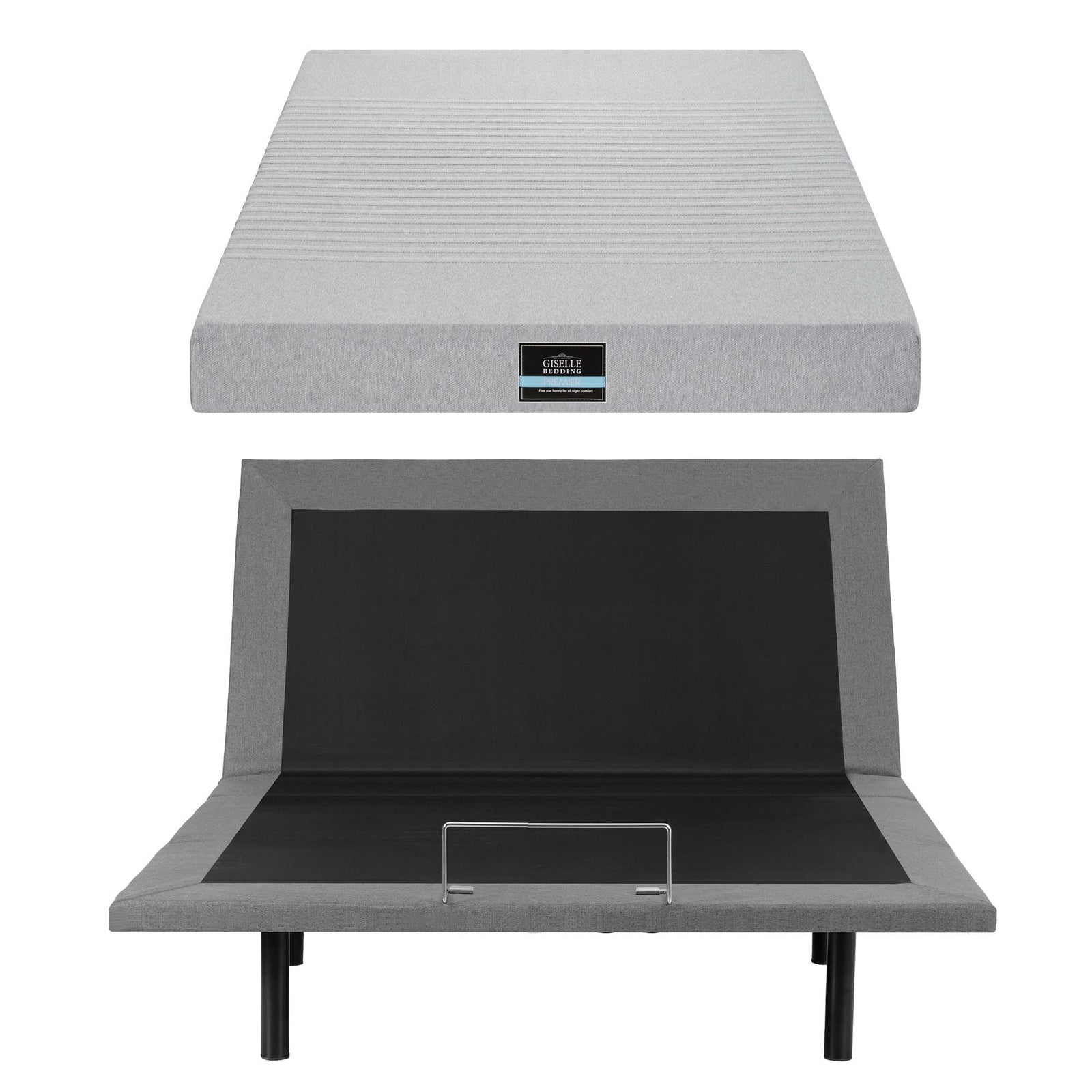 Double Adjustable Bed Frame & Mattress – Zero Gravity, 15cm Memory Foam