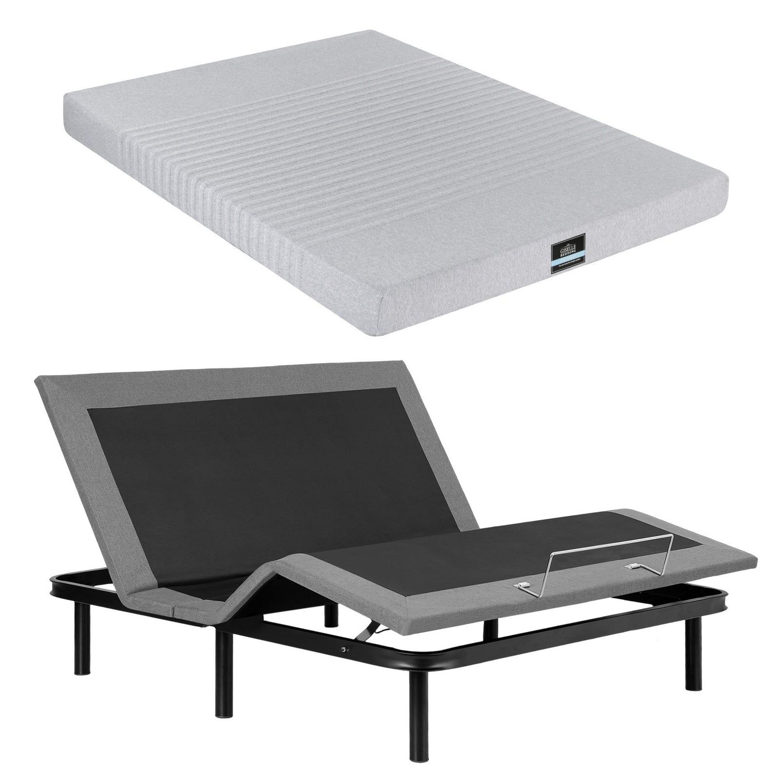 King Adjustable Bed Frame & Mattress – Zero Gravity, 15cm Memory Foam