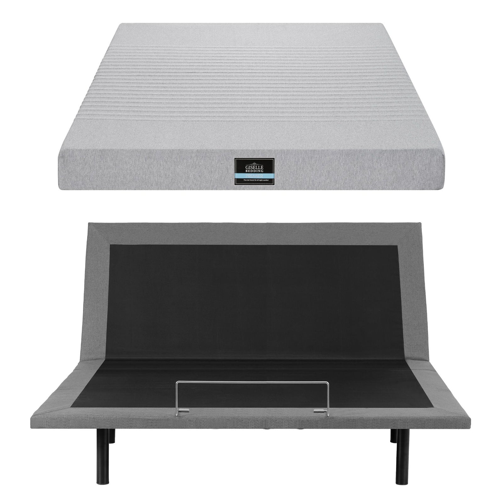 King Adjustable Bed Frame & Mattress – Zero Gravity, 15cm Memory Foam
