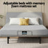 King Adjustable Bed Frame & Mattress – Zero Gravity, 15cm Memory Foam