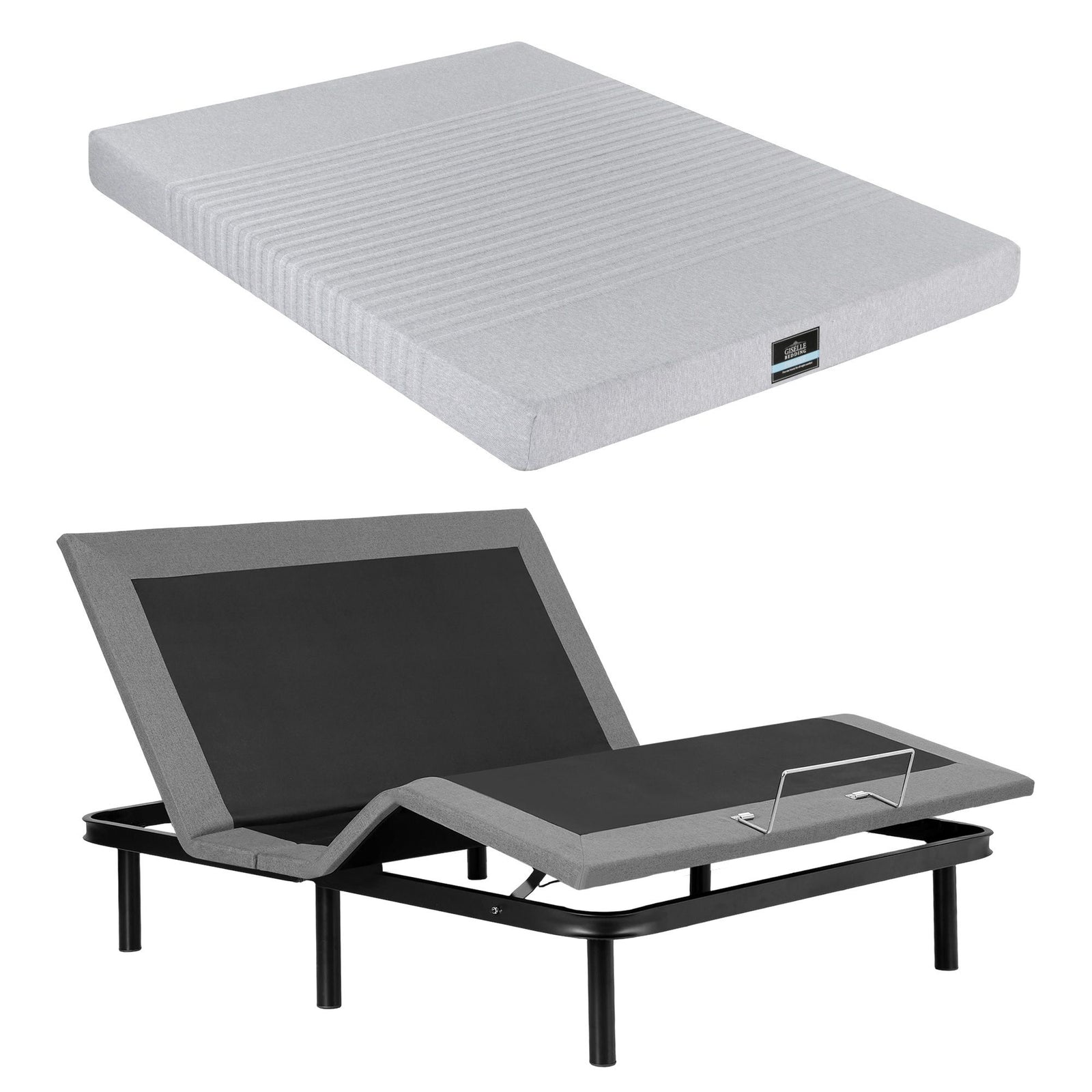 Queen Adjustable Bed Frame & Mattress – Zero Gravity, 15cm Memory Foam