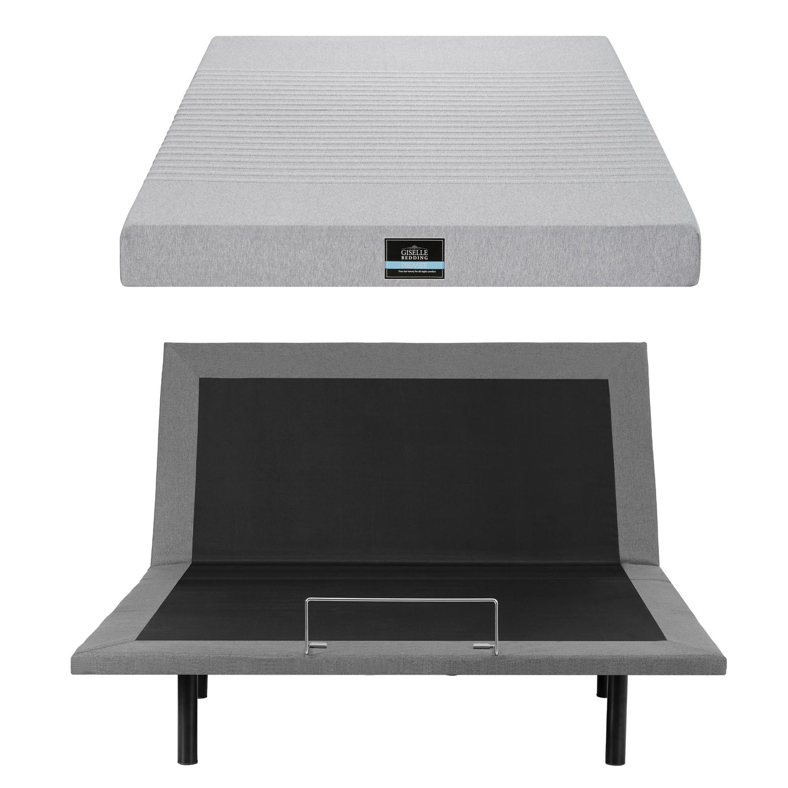 Queen Adjustable Bed Frame & Mattress – Zero Gravity, 15cm Memory Foam