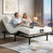 Adjustable Bed & Mattress Double – 20cm PURE Foam, Head/Foot Lift, Remote