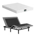 Adjustable Bed & Mattress Double – 20cm PURE Foam, Head/Foot Lift, Remote