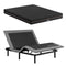 Adjustable Bed Frame Double + 18cm Mattress – Head/Foot Lift, Zero‑G, Black
