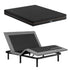 Adjustable Bed Frame Double + 18cm Mattress – Head/Foot Lift, Zero‑G, Black