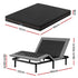Adjustable Bed Frame Double + 18cm Mattress – Head/Foot Lift, Zero‑G, Black